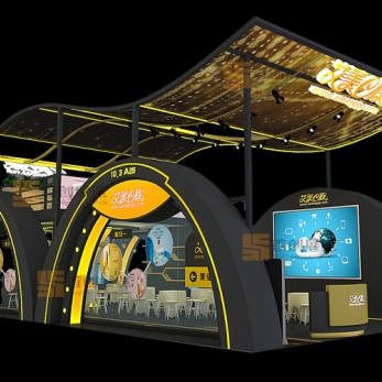 艾美e族 廣州美博會展臺設計